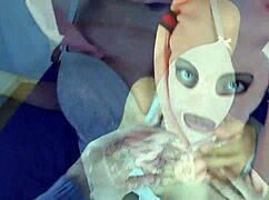 Latin BDSM Slut in Slave Mask Plays with Ass Plug and Gets Slapped, Spit on, and Anal Fucked by Master till Cum!