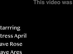 dominatrix mistress april - ebony female slave rose part 4