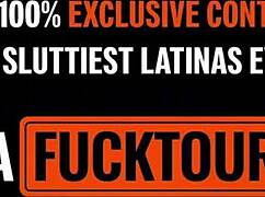 this cute petite latina takes massive cock up her ass in pov doggystyle