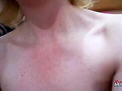 lovely skinny blonde keyton gets butt fucked and anal creampie