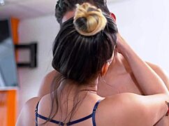 Ballerina with big tits gets fucked by wet pussy