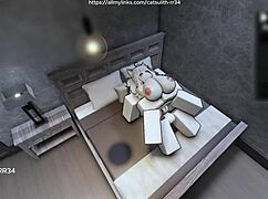 quietly fucking a fan on the bed with intense passion