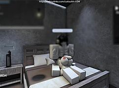 quietly fucking a fan on the bed with intense passion