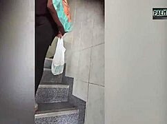 Mature milf with curly hair caught in warehouse agrees to intense ass fucking until stomach hurts to pay debts