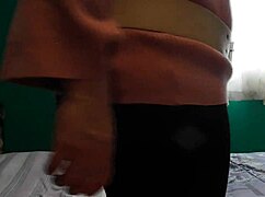 That big fat ass dancing seductively contrasts with my quick climax, can't hold back