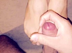 Jessica Delivers Intense Footjob