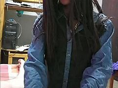 Daddy porn production boss gets the best ever blowjob close up by fantastic black blowjob queen cock sucking slut