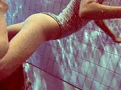 I am a sexy petite russian teen with small tits, but libuse has me all wrong in this beach pool adventure