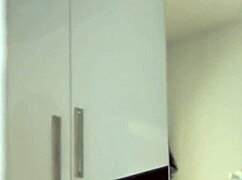 Legal age teen 18+ager opens legs for a solo play