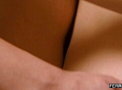 First time lesbian enjoys face sitting with pov