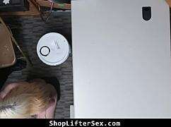 p officer on duty pulled the teen's undergarments from the bag and punished her rough in the garage