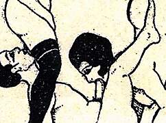 Vintage erotic drawings