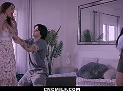 My stepmom and stepsister help around the house.