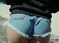 little nymph enjoys sunny day fucking