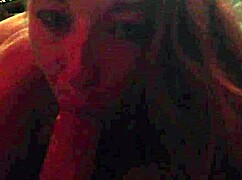 blonde sexy girlfriend deepthroats big cock