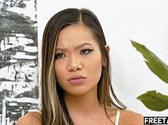Little Asian Neighbor Vina Sky Tricks Steve Holmes To Get His Dick - Full Movie On Freetaboo Net