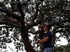 i fucked the blonde and brunette on a tree in the street