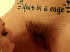 fucking that blonde's wet pussy in the shower... every lesbian's fantasy