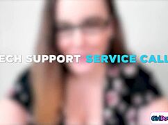 busty tech support babe and client fingering each other wet 😏💦