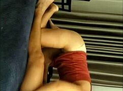 black stud buries monster cock deep in big ass latina student's pussy and tits