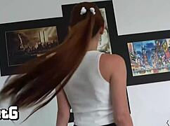 petite latina 18yo, ready for rough anal dom in this fake casting?