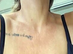 alinemilf chokes on deepthroat gags in cute milf retro update