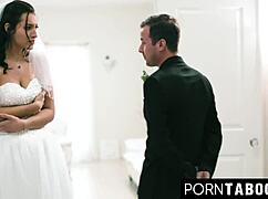 Best man can't resist slamming bella rolland's wet pussy before the wedding vows!