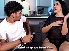 Big-Bottomed Stepmother Rides Stepsons Cock Over Husbands Lack