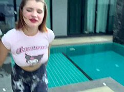 Yoga stretches turn into rough pounding for pretty 18-year-old stepsis wet pussy