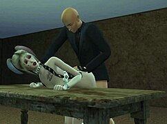 lex luthor pounds harley quinn's slutty holes in wild sims 4 parody!