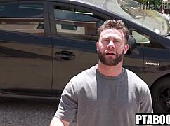 Busty Milf Adira Allure Bent Over and Assfucked Hard by Stranger Hunting Her Lost Cat in Kitchen