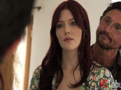 Stepdad Fingers and Fucks Moaning Teen Slut Jewels Vega