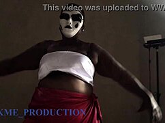 spirit wife appears in bbw cosplay roleplay homemade curvy ebony elegance