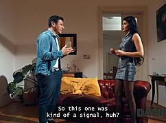 daddy4k hot gf sneaks pussy fuck while i watch tv clueless