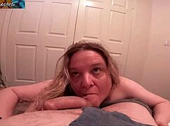 Horny stepmom's aching back begs for monster cock pounding her fat tits and milf pussy in taboo doggystyle creampie