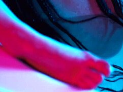 wet latina bbw feet lead to steamy poolside lesbian licks and scissoring fantasies